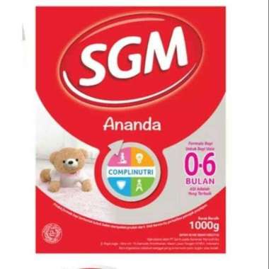 Promo Harga SGM Ananda 1 Formula Bayi 0-6 Bulan 1000 gr - Blibli