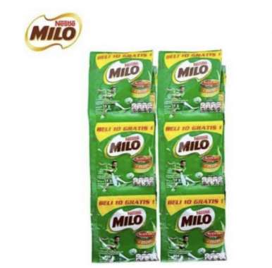 susu milo sachet 22gr 1 renceng / Susu milo bubuk Sachet isi 10 + 1