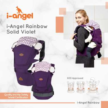 i-Angel Gendongan Bayi / i-Angel Rainbow - Gendongan bayi Solid Violet