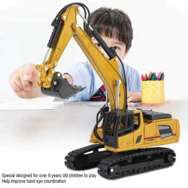 Huina 1810 Excavator Alat Berat Skala 1:50
