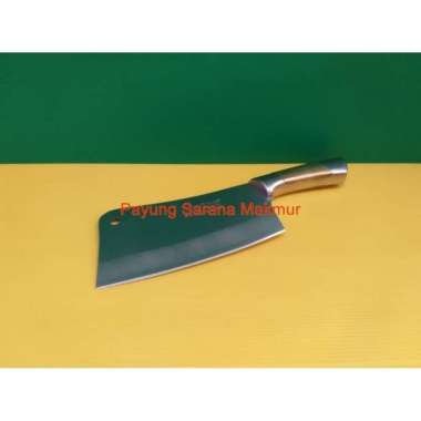Golok Vavinci Lengkung / Golok Daging / Golok Stainles / Cleaver Knife Original 100% (Kode 7003)) Mu