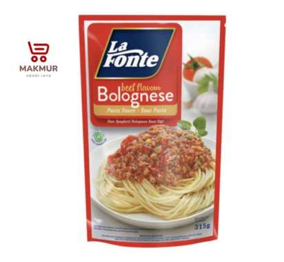 Saus Bolognese La Fonte 315g / Saus Pasta Lafonte Bolognese 315g
