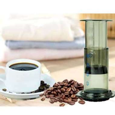 Alat Mesin Kopi French Press Coffee Maker 1 Set Portabel Praktis Coklat
