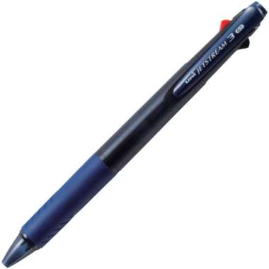 Uni Jetstream 3 Color 0.7 mm Ballpoint Pen SXE340007 Transparent Navy
