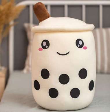 Boneka Boba Bubble Milk Tea Brown Sugar Boneka Bobba Milk Tea