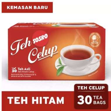 teh celup sosro isi 30 / Teh sosro kotak isi 30
