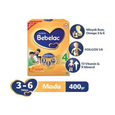 Promo Harga Bebelac 4 Susu Pertumbuhan Madu 400 gr - Blibli