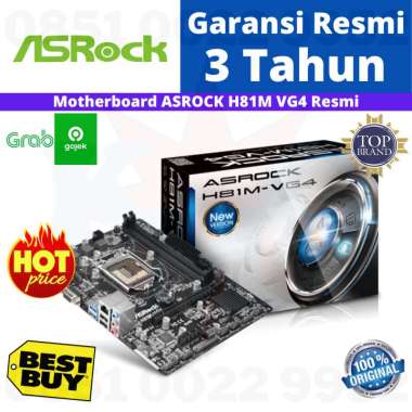Motherboard ASROCK H81M-VG4 R4.0 m-ATX LGA1150 D-Sub - Asrock H81M VG4