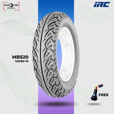 Ban Motor Vespa Matic - KYMCO - IRC MB520 120/80 Ring 10 Tubeless