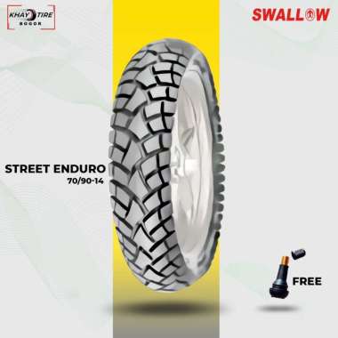 Ban Motor Matic - SWALLOW STREET ENDURO 70/90 Ring 14 Tubeless