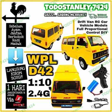 WPL D42 SUZUKI carry pickup RTR full propo rc car skala 1:10