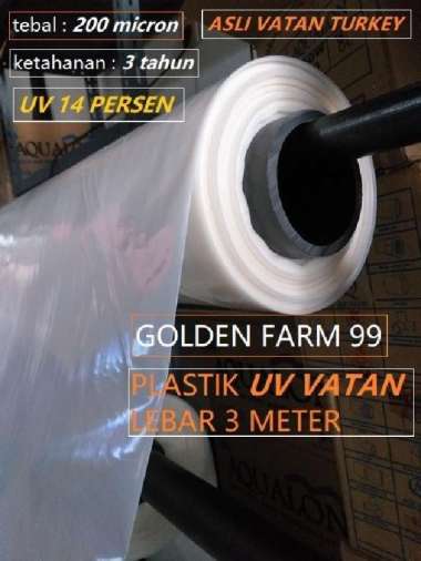 Plastik uv lebar 3 meter Vatan Turkey per roll - ORIGINAL