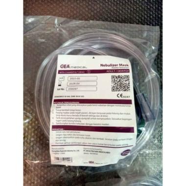 Masker Nebulizer GEA / Nebulizer Mask with Chamber GEA - Dewasa (Adult)