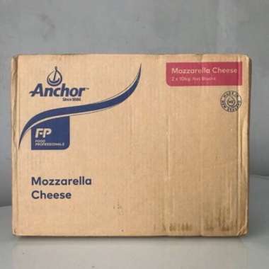 Anchor Mozzarella Cheese / Anchor Keju Mozzarella Block - 20 KG