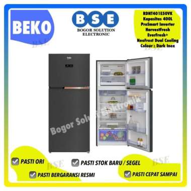 Beko Kulkas 2 Pintu 400 Liter RDNT401E50VK Kulkas Beko Promo Murah
