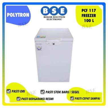 FREEZER 100 LITER POLYTRON | PROMO CHEST FREEZER | PCF 117 | PCF117
