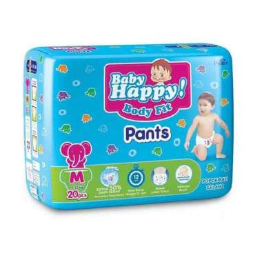 Promo Harga Baby Happy Body Fit Pants M20 20 pcs - Blibli