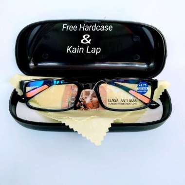 kacamata plus/kacamata baca/anti radiasi anti blueray/pria wanita +2.75