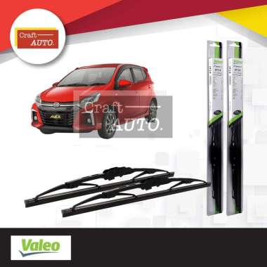Wiper Mobil Daihatsu Ayla Ukuran 21" & 14" Sepasang (2pcs) Valeo
