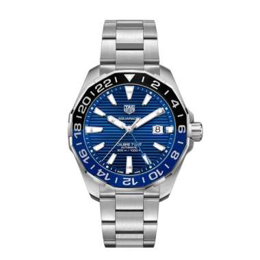 TAG HEUER Aquaracer Automatic GMT Calibre 7 WAY201T.BA 300m Original Garansi Resmi Jam Tangan Pria