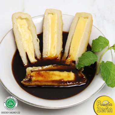 Pempek Palembang Keju 10 Pcs + Cuko 150mL - Vakum Frozen - PEMPEK ZERIN