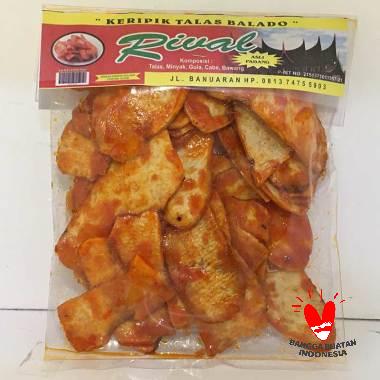 Kripik Talas Pedas Manis RIVAL