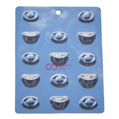 Cetakan Jelly Cetakan Coklat Plastik Coin Koin Kuno 14 Cavity Hiasan Dekorasi Ornamen Kue Imlek