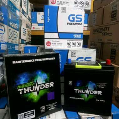 Aki mobil mitsubishi xpander, nissan grand livina ns40zl 12v 35ah kering