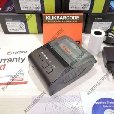 Mini Thermal Printer Bluetooth Iware Zj 5809 Type Baru Dari Zj 5802