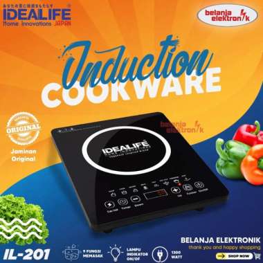 KOMPOR INDUKSI KOMPOR LISTRIK PORTABLE IDEALIFE IL-201 INDUCTION STOVE