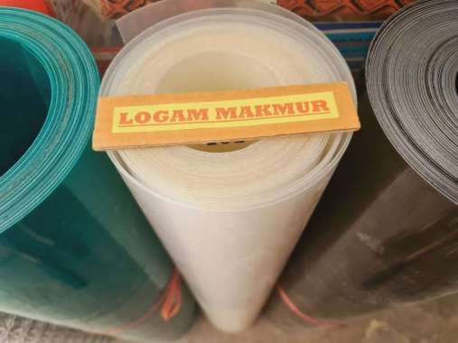FIBER PVC PENUTUP PAGAR RUMAH & CANOPI TERAS - PLASTIK TEBAL BIRU GARIS