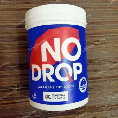 No Drop 001 Transparan 1 Kg Cat Pelapis Anti Bocor Waterproof
