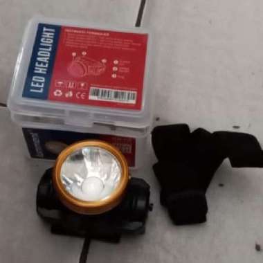 Senter Led Kepala 10 Watt Lumment Headlight Headlamp - Putih