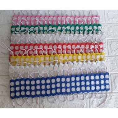 LAMPU LED MODULE STRIP 3 MATA BESAR SUPER TERANG 12 VOLT DC 3 WATT
