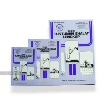 BUKU Panduan Tata Cara - RISALAH TUNTUNAN SHALAT Sholat Lengkap SEDANG HVS