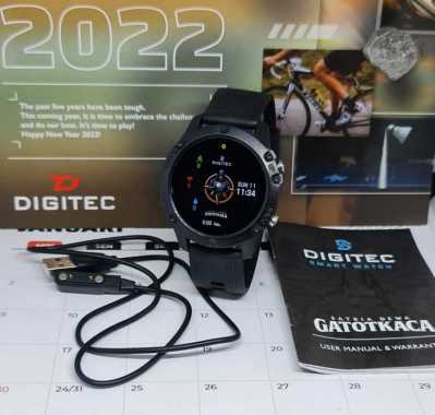 Digitec Satria Dewa Gatotkaca Smartwatch IP68 Full Touch 240x240 – Heart Rate & SpO2 Black