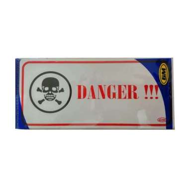 Label GM Medium Danger LM 108