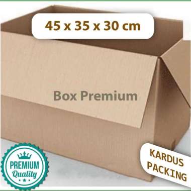 KOTAK KARDUS DUS BOX PACKING PACKAGING PINDAHAN 45X35X30 BESAR POLOS