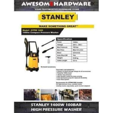 PRESSURE WASHER STANLEY STPW1400-B1 CUCI STEAM MOBIL JET