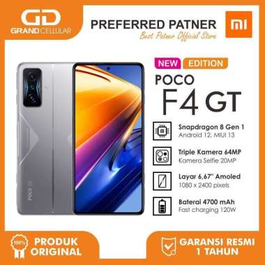 Xiaomi Poco F4 GT 12/256GB SILVER