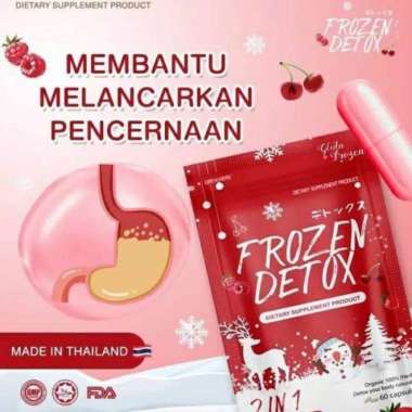 FROZEN DETOX 2 in 1 Detox & Fiberry 60 Capsule