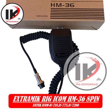 EXTRAMIC ICOM HM-36 SSB IC-718