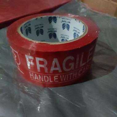 Lakban Fragile 48mm x 100Yard Merah