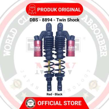 Shock Tabung DBS 8894 GP SERIES 365MM RED BLACK