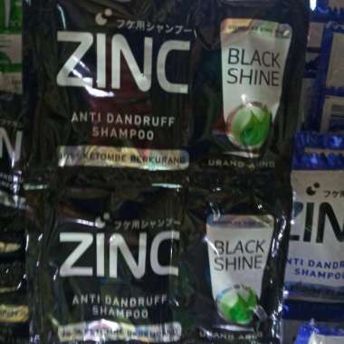 Shampoo zinc sachet renceng isi 12 sachet Hitam