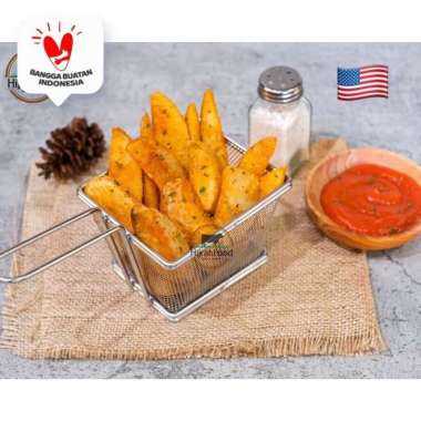 Kentang Wedges Berbumbu / Potato Wedges Seasoned USA