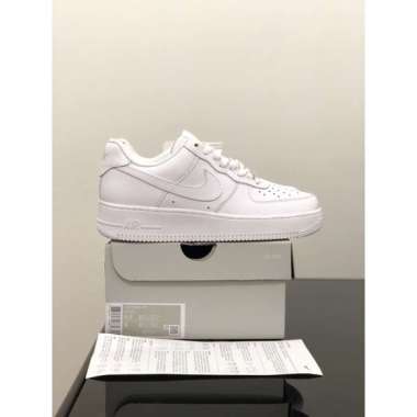 white platform air force ones