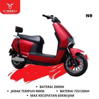 Motor Listrik Uwinfly N9 Pro Garansi Resmi silver