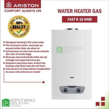 WATER HEATER GAS ARISTON FAST R 10 ONM/ PEMANAS AIR GAS ARISTON FAST R