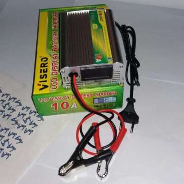 Charger Aki 12V 10A Automatis / Charger Baterai Accu 12Volt 10Ampere